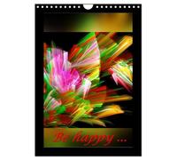 Kunstkalender 2026 (Wandkalender 2026 DIN A4 hoch), CALVENDO Monatskalender: Be happy