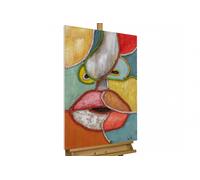KunstLoft® Dipinto acrilico 'Blow me a Kiss' | dipinto a mano 60x90cm