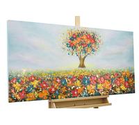 KunstLoft® Dipinto acrilico 'Campo della fantasia' | dipinto a mano 120x60cm
