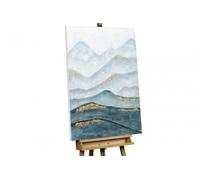 KunstLoft® Dipinto acrilico 'Enchanted Mountains' | dipinto a mano 75x100cm