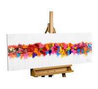 KunstLoft® Dipinto acrilico 'Gioco di colori verso l'orizzonte' | dipinto a mano