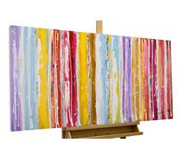 KunstLoft® Dipinto acrilico 'Line it' | dipinto a mano 120x60cm