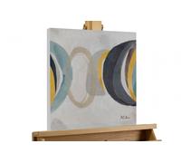 KunstLoft® Dipinto acrilico 'Lunar Phases' | dipinto a mano 40x40cm