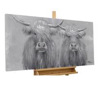 KunstLoft® Dipinto acrilico 'Through thick and thin' | dipinto a mano 120x60cm