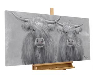 KunstLoft® Dipinto acrilico 'Through thick and thin' | dipinto a mano 120x60cm