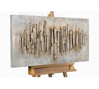 Kunstloft Quadro di Legno Rilievo 'Ксения Маценко' 100x50x5cm Fatto a Mano