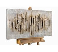 Kunstloft Quadro di Legno Rilievo 'Ксения Маценко' 100x50x5cm Fatto a Mano