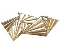 KunstLoft® Scultura da parete in metallo 'Noble Complex' 110x56x5cm
