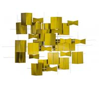 KunstLoft® Scultura da parete in metallo 'Trembling Emotions' 95x67x9cm