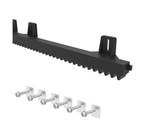 Kunststoffzahnstage Con Anima IN Acciaio PVC + Fe, 27x18mm, L