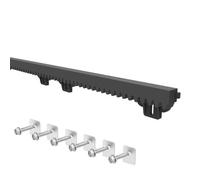 Kunststoffzahnstage Con Anima IN Acciaio PVC + Fe, 27x20mm, L