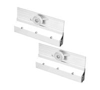 Kuntesetty 2 Pezzi M 6053 Rullo di Supporto Superiore per Porta Doccia, Accessorio per Bagno, Ruota a Sfera in Alluminio Adatta per Pannello in Vetro Del Bagno, 2 Pezzi