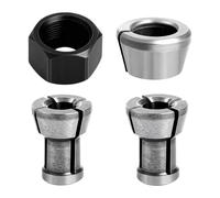 Kuntesetty 4 Pezzi Dado Pinza Metallo Kit Professionale Accessori Sostitutivi Montaggio Rapido Resistente Utilizzo Prolungato Adatte per Progetti Domestici