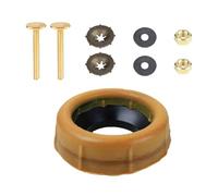 Kuntesetty Anello di Cera per WC con Scarico a Pavimento, Guarnizione Universale Anti-perdita.