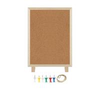 Kuntesetty Bacheca di Sughero Lavagna per Messaggi Pannello Murale E per Appunti con Telaio in Legno Stile Classico Adatta per Feste Casa E Ambienti di L, 30cm X 40cm