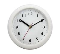 Kuntesetty Orologio Da Parete O Da Pavimento per Il Bagno, Impermeabile, Piccolo E Silenzioso, Dal Design Moderno, Ideale per Il Soggiorno, Il Bagno O La Doccia, Bianco