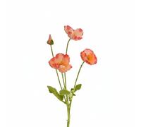 Kuntesetty Simulation Florale Fiori Artificiali Bouquet Petali Seta Centro Realistico Steli Regolabili Facilità di Manutenzione Adatto per Matrimonio Festa, Salmone