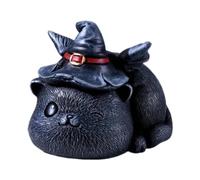 Kuntesetty Statuetta di Gatto in Resina, Accessorio per Amanti Del Tè, Elemento Decorativo, B