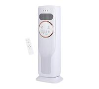 Kuntesetty Ventilatore Portatile con Funzioni di Raffreddamento Ad Acqua E Ghiaccio, Struttura Robusta Ed Elegante Base Curva, Controllo Del Livello Adatto per, Bianco