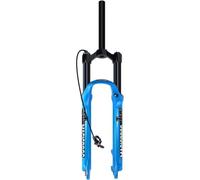 KUNYOS 26 27.5 29Inchs Mountain Bikes Forcella Ammortizzata 1-1/8 "Forcella Pneumatica Diritta/Conica Forcella Anteriore 120 Mm di Escursione 9 * 100 Mm Freni A Disco QR,Remote Lock a,26inch