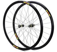 KUNYOS 700C Set di Ruote per Bici da Strada da 28 Pollici 30 Mm Freno A V con Cerchio A Sgancio Rapido per 7 8 9 10 Ruote per Bici da Crociera Ultraleggere A Cassetta A 11 velocità 1560G,Nero