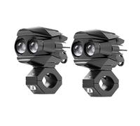 KUNYOS A LED Per Moto Faro Per R1200GS Per F800GS K1600 25W Luce Per LED Spot Luce Di Guida Luci Fendinebbia DRL Luci Ausiliarie(2Pcs Style C)
