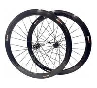 KUNYOS Bici da Strada 700C Altezza del Set di Ruote 40/50 Mm Cerchio in Lega di Alluminio Freno A Disco Sgancio Rapido 8/9/10/11 velocità 24 Fori Ruota Anteriore E Posteriore,2380g,50mm