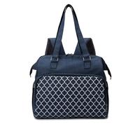 KUNYOS Borsa For Il Cambio Pannolini Alla Moda, Borsa For Multi-scomparto Di Grande Capacità, Molteplici Metodi Trasporto, Conservazione Degli Oggetti Da Viaggio Quotidiani Del Bambino(Blue)