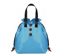 KUNYOS Borsa for il pranzo da donna, borsa isolante con coulisse adulti, facile usare, lavoro/scuola/picnic/viaggi/pranzo all'aperto, una meravigliosa esperienza di vita(Sky blue)