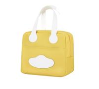 KUNYOS Borsa for il pranzo donne e ragazze, conservazione del calore a prova di perdite, adatta lavoro/scuola/picnic/viaggi/pranzo all'aperto, una meravigliosa esperienza vita(Yellow)