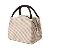 KUNYOS Borsa termica for il pranzo, facile da trasportare, unisex, adatta a tutte le stagioni, adatta for lavoro, viaggi, scuola, picnic e for godersi un buon momento(Khaki,M)