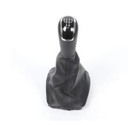 KUNYOS Cambio Per Auto Per Skoda Per Fabia MK1 2000-2008 Pomello Del Cambio A 5/6 Velocità Con Cuffia In Pelle PU Pomelli Leva(Black 5 Speed)