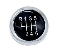 KUNYOS Cambio Per Auto Per VW Per Passat Per B6 2005-2011 Per B7 2010-2014 Copri Pomello Cambio Per Auto A 5/6 Velocità Copri Testa Del Cambio Cromato Pomelli Leva(5 speed)