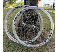 KUNYOS Cerchi per Bici da Strada 700C, 30/40 Mm, in Lega di Alluminio (Anteriore E Posteriore), 16/21 Fori, C/V/Freno A Pattino, Mozzo A Sgancio Rapido, Cassetta HG A 7/8/9/10/11/12 velocità