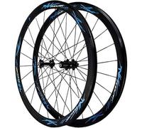 KUNYOS Cerchio da Corsa 700C Set di Ruote da Corsa Bicicletta Ruota da 28 Pollici Cerchio A Camera Vuota per 7 8 9 10 11 12 velocità per Freni A V/Freno A Cerchione