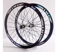 KUNYOS Coppia di Ruote per Bici da Corsa Cerchi in Lega di Alluminio 700C per Cassetta da 8 A 12 velocità. Freni A Disco 40/50Mm 20 Fori QR-100/135Mm