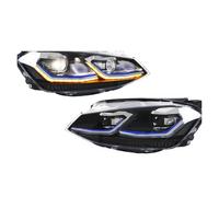 KUNYOS Gruppo Fari Luce Per VW Per Golf 7 MK7 VII 2013 2014-2017 Gruppo Luci Anteriori Con Indicatori Di Direzione Sequenziali Non Compatibile Con Il Modello Allo Xeno Faro Fanale Proiettore