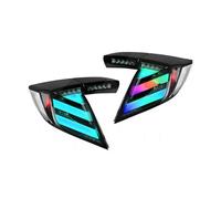 KUNYOS Luci di stop freno posteriori a LED rosse Per Civic Hatchback/Type R Per Gruppo Ottico Posteriore A LED Con Segnale Sequenziale Auto Fanale Posteriore(RGB)