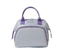 KUNYOS Mini Borsa Fasciatoio, Borsa For Pannolini Portatile A Tracolla, Design Multi-scomparto Squisito E Compatto, Facile Da Riporre Biberon, Pannolini E Altri Accessori(Purple)