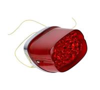 KUNYOS Per Dyna Road King Electra Glide Classic Fat Boy XL 883 1200R Luce Posteriore Indicatore Di Direzione Fanale posteriore moto(Red)