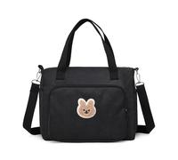 KUNYOS Piccola E Leggera Borsa For Il Cambio Dei Pannolini, For A Tracolla Resistente All'usura Durevole, Comoda Veloce Da Usare, Facile Riporre For Gli Oggetti Quotidiani(Black)