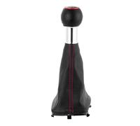 KUNYOS Pomello Leva Cambio Per A3 S3 set di pomelli del cambio con linea rossa 5 e 6 marce cuffia del cambio.(6S)