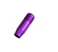 KUNYOS Pomello Leva Cambio Pomello Del Cambio In Alluminio Da 8,5 Cm Cambio Manuale Universale Esteso Con 3 Adattatori(Purple)