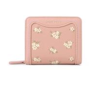 KUNYOS Portafoglio da donna a forma di fiore, portafoglio in pelle PU, portamonete multi-slot for carte, elegante e pratico, accessori alla moda abbinare all'abbigliamento - articoli regalo(Pink)