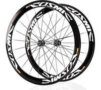KUNYOS Road Bike Wheelset 700C * 23C-25C-28C 40/50MM in Lega di Alluminio C/V/Disco Freno Cerchio a sgancio rapido 20H Hub per 7 8 9 10 11 velocità Wheelset,Bianca,40mm C/V
