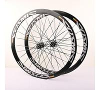 KUNYOS Road Bike Wheelset 700C * 23C-25C-28C 40/50MM in Lega di Alluminio C/V/Disco Freno Cerchio a sgancio rapido 20H Hub per 7 8 9 10 11 velocità Wheelset,Grigio,50mm Disc Brake.
