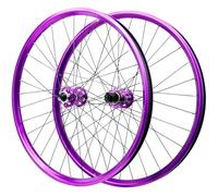 KUNYOS Ruote for Mountain Bike Viola da 26/27,5/29 Pollici, Freno A Disco Lega di Alluminio Perno Passante Cerchione MTB da 142Mm 32 Fori 2150G for 8-12 velocità,Thru axle,27.5INCH
