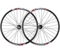 KUNYOS Ruote MTB 27.5/29" Cerchio per Bici MTB, Set Ruote con Freno A Disco, Cerchio per Mountain Bike, Assale Passante, Mozzo con 32 Fori per 8 9 10 11 velocità,Nero,27.5inch