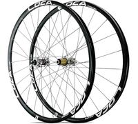 KUNYOS Ruote per Biciclette da Strada 700C con Freno a Disco, Ruota Anteriore e Posteriore con ASSE Passante 15X100mm/12X142mm, mozzi 24H per Cassetta a 8/9/10/11/12 velocità,Argento