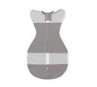 KUNYOS Sacco Nanna for Neonati, Rete Traspirante, Trapunta Anti-calci, Favorisce Un Sonno Sano, Cotone Lavabile in Lavatrice, Doppia Cerniera, Comodo Cambio del Pannolino(Dark Grey,L(6-9month))